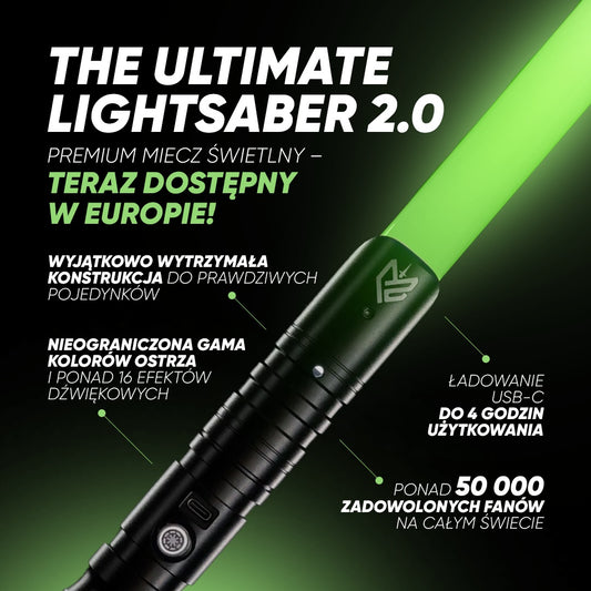 The Ultimate Lightsaber 2.0 – Premium Miecz Świetlny